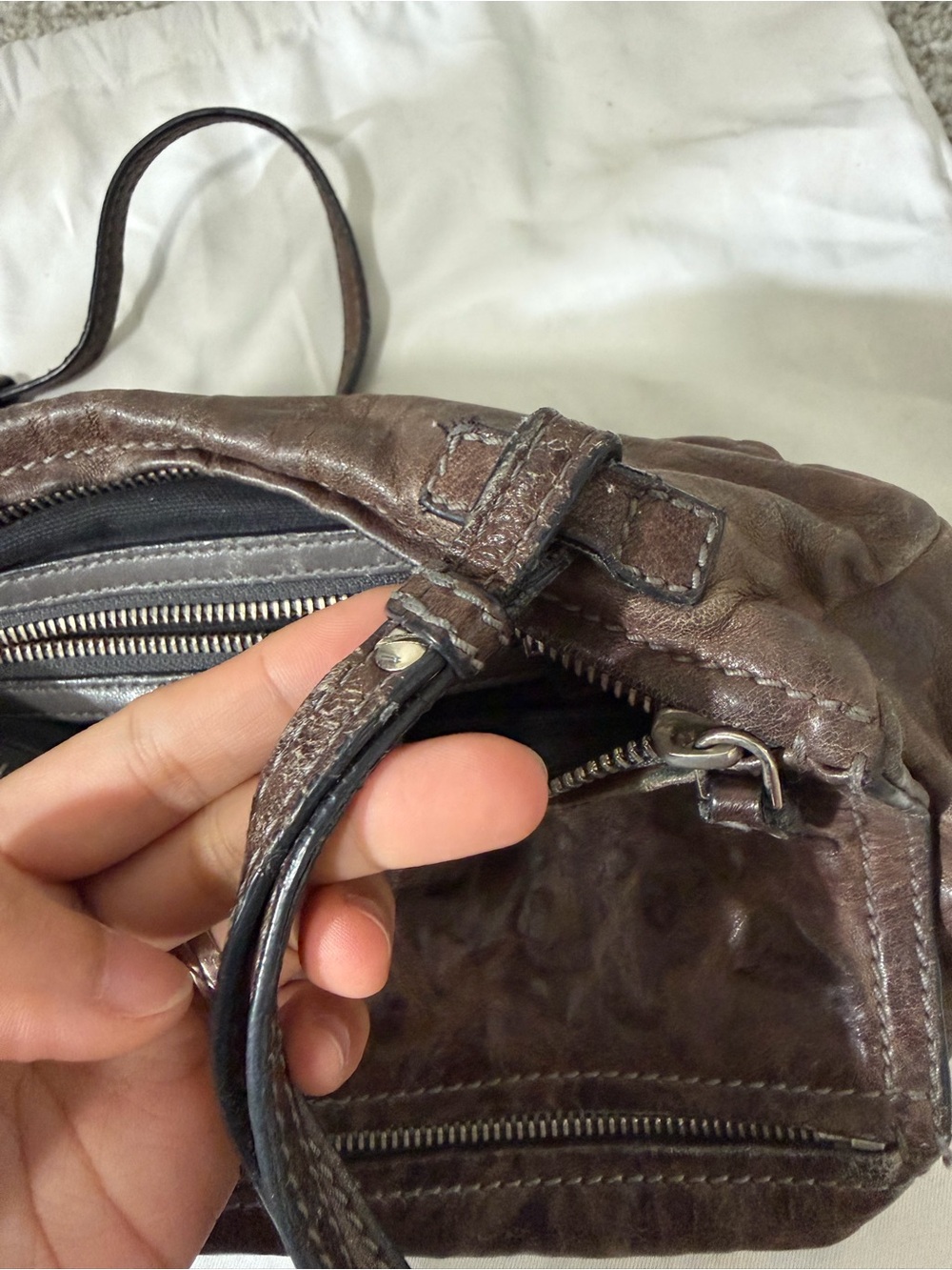 Authentic Givenchy Crinkled Leather Mini Pandora Bag - Picture 7 of 7